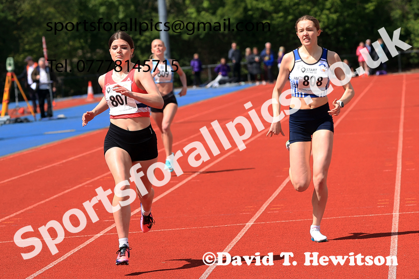 400 metres, 2026 North Eastern Track and Field Champs, Shildon, County Durham. Photo: David T. Hewitson/Sports for All Pics